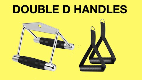 T Bar Row Handle - Double D Handle Cable Attachment Review & Exercises