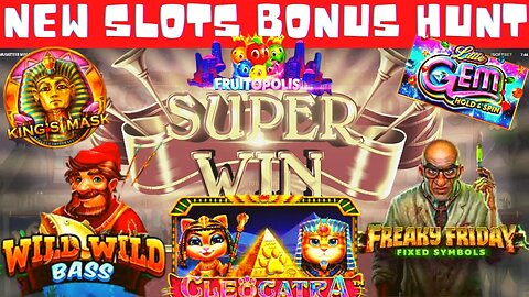 NEW SLOTS BONUS HUNT £100 START 9 BONUSES INC. Freaky Friday, Muskateer Megaways, Cleocatra + More