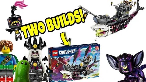 LEGO Dreamzzz Nightmare Shark Ship Review (BOTH BUILDS)