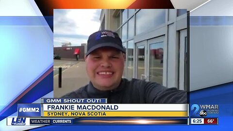 Good morning from Frankie MacDonald!