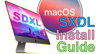 SDXL macOS easy peasy install & guide to use