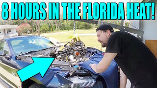 Removing BLOWN 2.3L ecoboost in record Heat myself because Ford Wouldn't