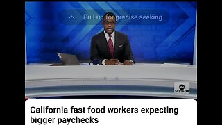 California fast food workers expecting bigger paycheck.