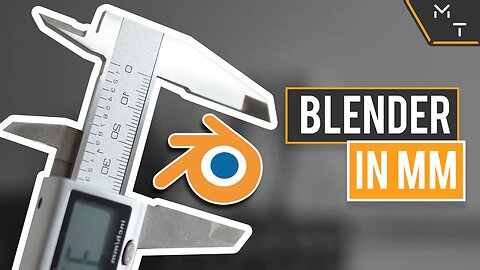 How to : Setup Blender into millimetres (mm) - Blender Tutorial