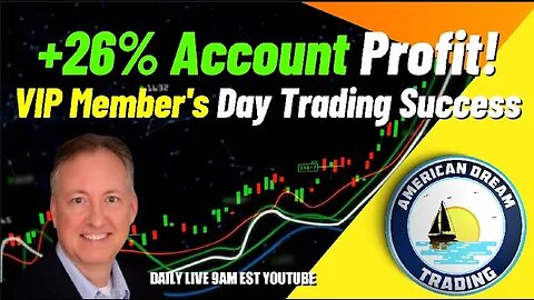 Achieving Excellence - VIP Member's +26% Account Profit In The Stock Market
