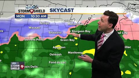 Michael Fish's NBC26 Storm Shield weather forecast