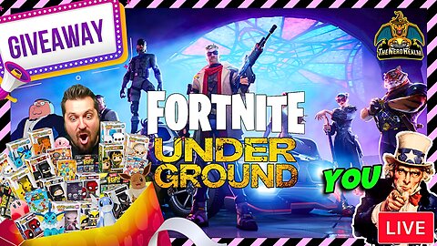 December GIVEAWAYS Now! Fortnite Underground with YOU! Let's Squad Up & Get Some Wins!