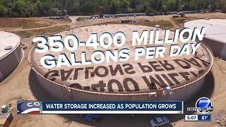 Denver Water expands treated water storage facility as front range population grows