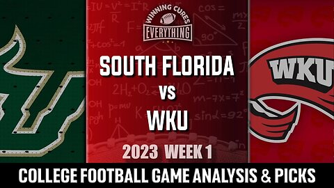 WKU vs USF Picks & Prediction Against the Spread 2023 College Football Analysis