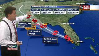 Tropical Storm Gordon brings hurricane warning to Gulf Coast