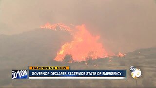 Gov. Gavin Newsom declares statewide emergency as wildfires roar