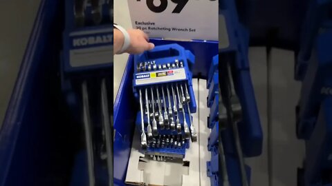 LOWE'S KOBALT Ratcheting Wrench Set! Great Price And Perfect Gift This Holiday Season!