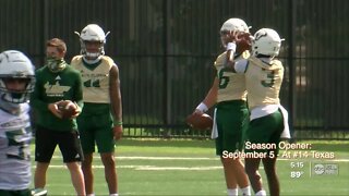 USF Football team returns to the practice field