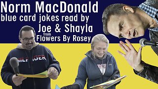 🤣 Joe & Shayla from Flowers By Rosey read Norm MacDonald blue card jokes in Detroit's eastern market