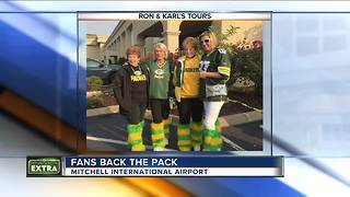 Packers fans travel to Atlanta to support the green and gold