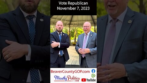 #shorts Beaver County Pennsylvania Republicans urge everyone to Vote November 7, 2023