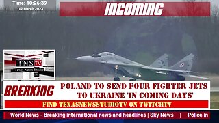 Poland to send four fighter jets to Ukraine 'in coming days'