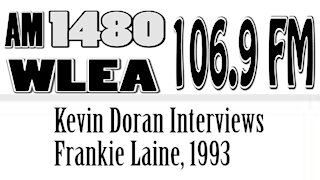 Wlea Newsmaker, 1993, Kevin Doran Interviews Singer Frankie Laine