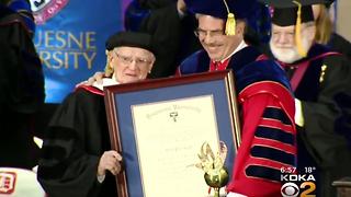 100 Year Old Man Gets Honorary Degree