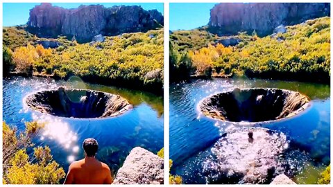 Covo dos Conchos 🏝️ amazing Lake with the waterfall inside.