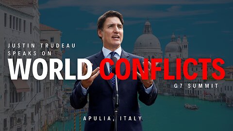 Justin Trudeau Speaks On World Conflicts | G7 Summit