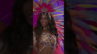 Monifa Jansen dominating the runway in jewel carnival costume #jewelcarnivalbikini #shorts