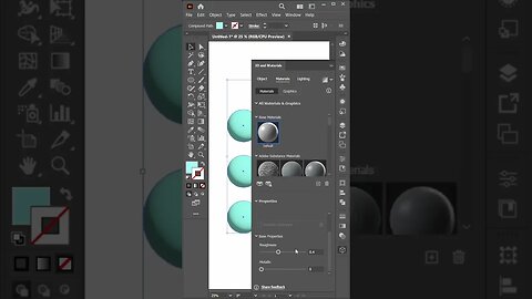 Mastering the New Feature in Adobe Illustrator: Create Stunning 3D Shapes in a Minute #shorts