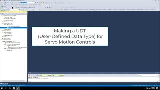 Studio 5000 Servo Motion Axis UDT | User-Defined Data Type
