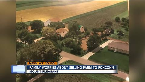 Mount Pleasant family could lose century-old farm to Foxconn