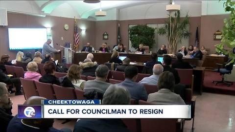 Continuing calls for councilman to resign