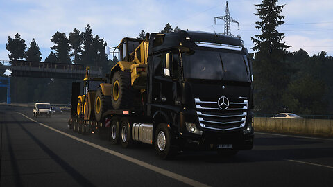 Euro Truck Simulator 2: Mercedes-Benz Actros MP4 - 23t Loader | Kassel to Hanover