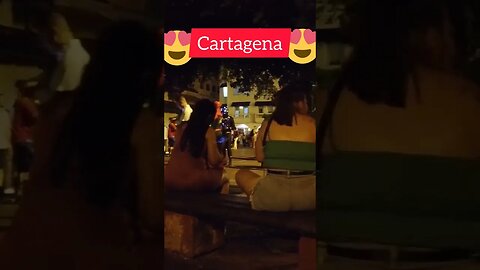 Nightlife In Cartagena, Clock tower action #shorts #colombia
