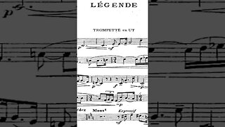 Légend pour Trompette et Piano by (Georges Enesco) [Heinz Karl Schwebel]