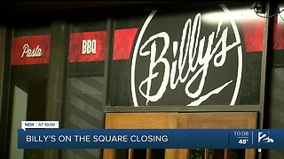 Billy's on the Square announces closure after 36 years