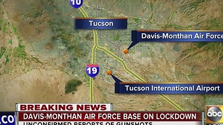 Davis-Monthan Air Force Base on lockdown