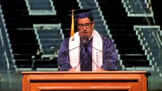 Bakersfield High School Class President Logan Hammond Salutes Seniors