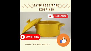 Basic Cook ware Explained #health #diet #cooking #food #fitness #nutrition