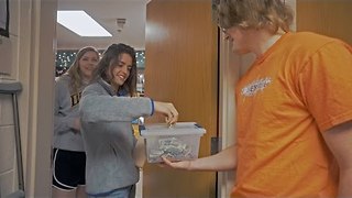 Students raise money for famine in Somalia after visiting over 700 dorm rooms!