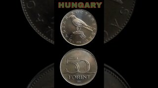 Hungary 50 Forint 1996.#shorts #coinnotesz