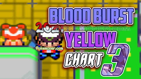 Pokemon Blood Burst Yellow chart 3 - A GBA Hack ROM, The last version in Blood Burst Yellow Series!