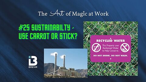 #25 Sustainability - Use Carrot or Stick?