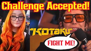 After Vara Dark Accepts Challenge Kotaku Senior Editor Alyssa Mercante RUNS And HIDES! Keemstar