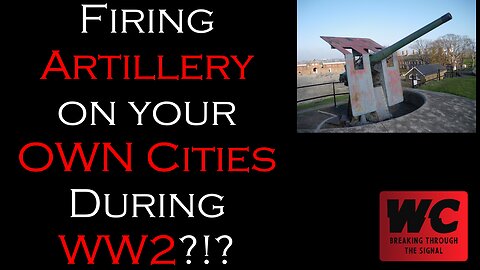 The British Fired Artillery at Their Own Cities During WW2?!?