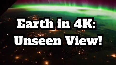 EPIC 4K Space Voyage: Northern Lights & Earth w/ FUTURISTIC Soundtrack 🌍🎵