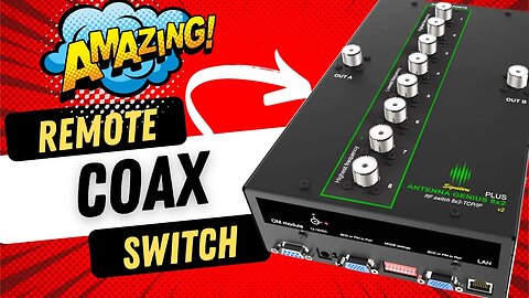 Genius 8x2 Incredible Remote Coax Switch