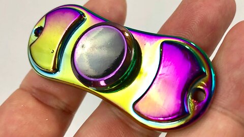 Rainbow Paint Fidget Spinner Toy review and giveaway