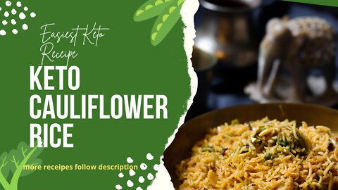 ⚡️The Ultimate Keto cauliflower rice receipe⚡️