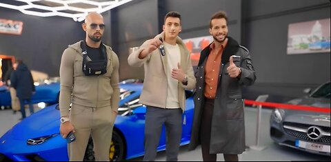 Tristan Tate Buys His Friend a NEW Lamborghini NEW Christmas