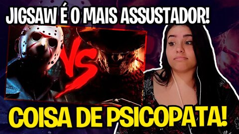 REAGINDO A Freddy Krueger VS. Jason Voorhees | Duelo de Titãs (ESPECIAL de TERROR)