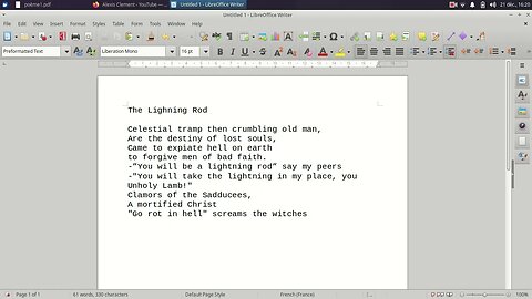 Poem : The Lightning Rod